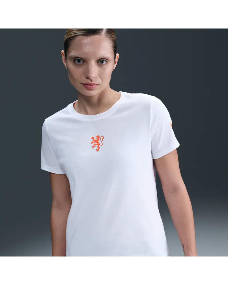 Nike Niederlande  Fußball-T-Shirt (Damen) - Weiß Weiß
