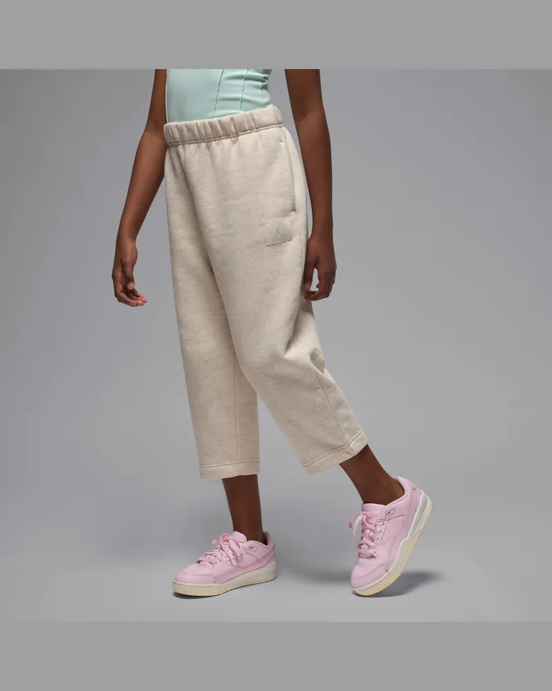 Jordan Flight Essentials Hose mit offenem Saum (ältere Kinder) - Braun Braun