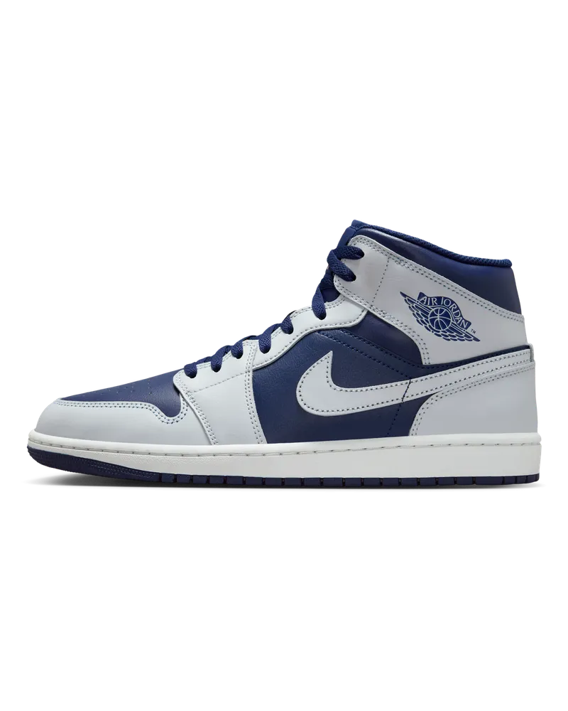 Jordan Air  1 Mid Herrenschuh - Blau Blau