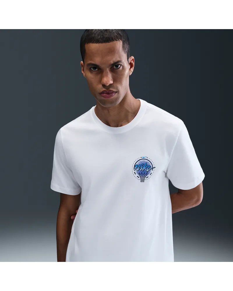 Nike Basketball-T-Shirt (Herren) - Weiß Weiß