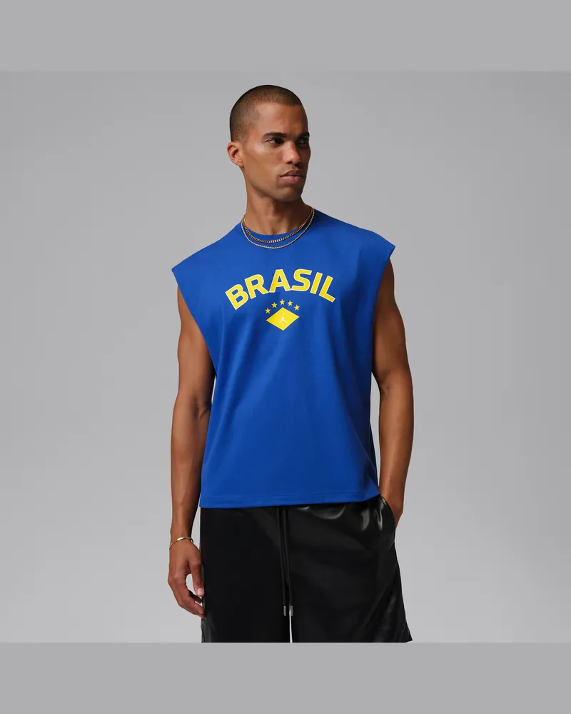 Jordan ärmelloses Herren-T-Shirt mit Grafik - Blau Blau