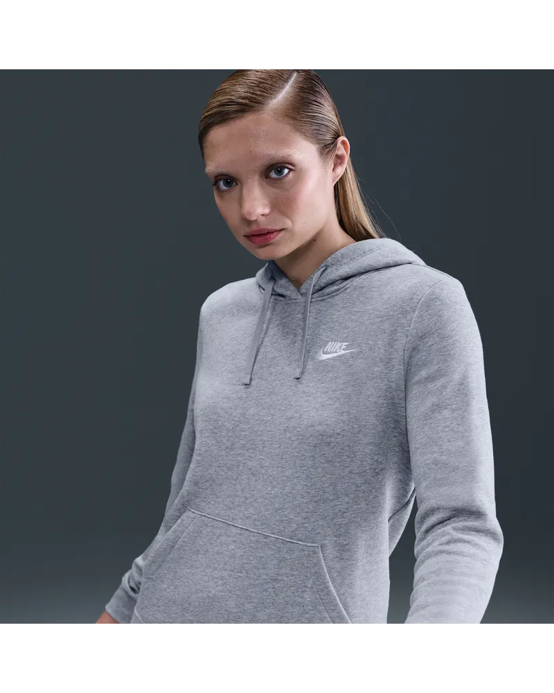 Nike Club Fleece Damen-Hoodie - Grau Grau