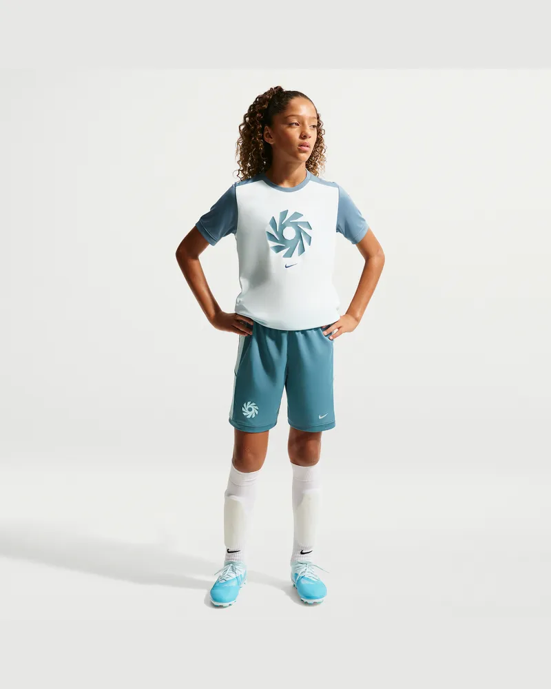 Nike Erling Haaland Academy  Dri-FIT Fußballshorts (ältere Kinder) - Blau Blau