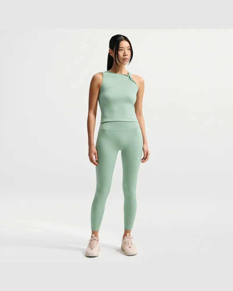 Nike One 7/8-Leggings mit hohem Bund (Damen) - Grün Grün