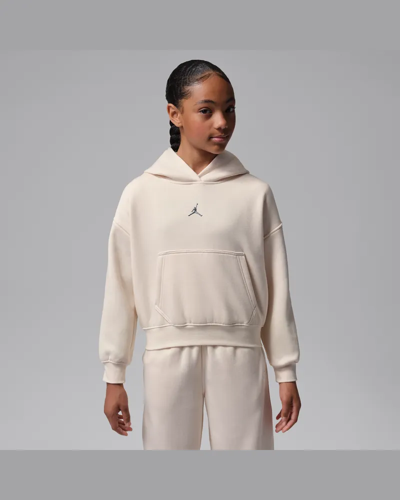 Jordan Brooklyn Fleece-Hoodie (ältere Kinder) - Weiß Weiß