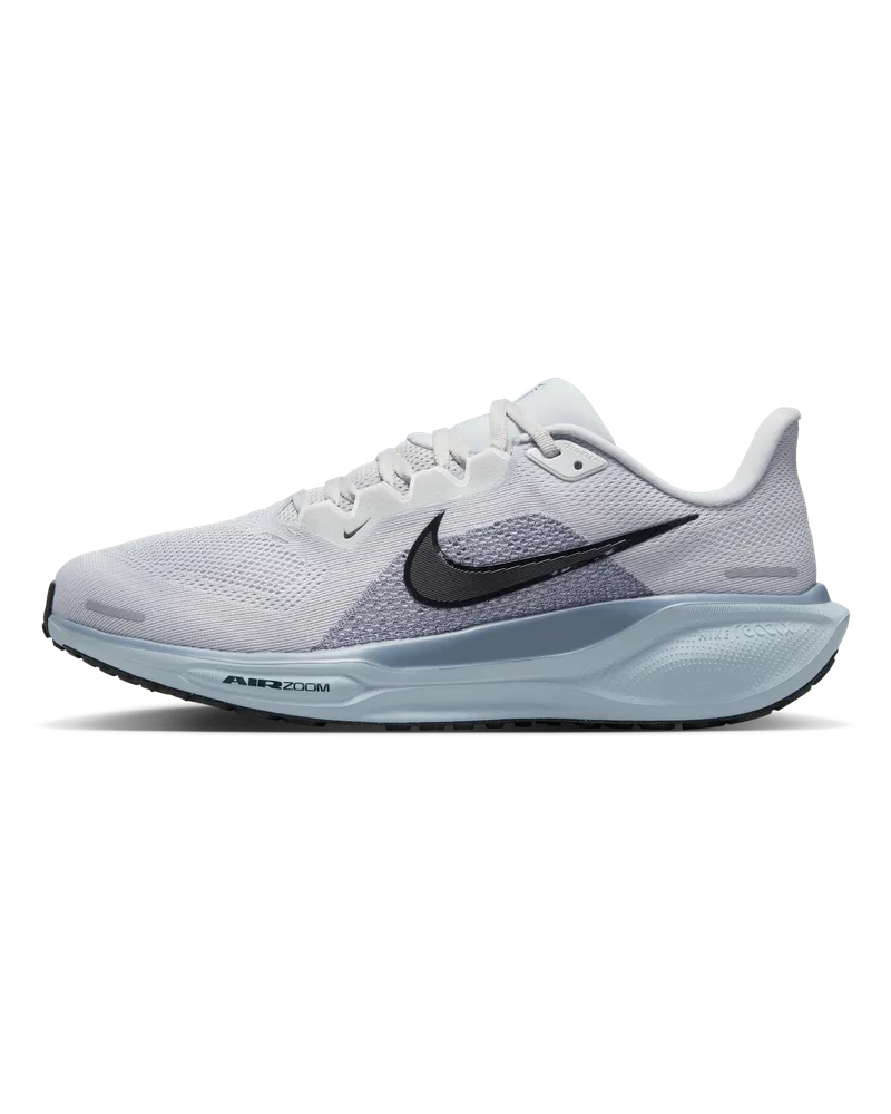 Nike Pegasus 41 Straßenlaufschuh (Herren, extraweit) - Grau Grau