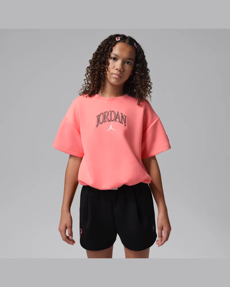 Jordan Flower of Friendship Strickoberteil (ältere Kinder) - Pink Pink