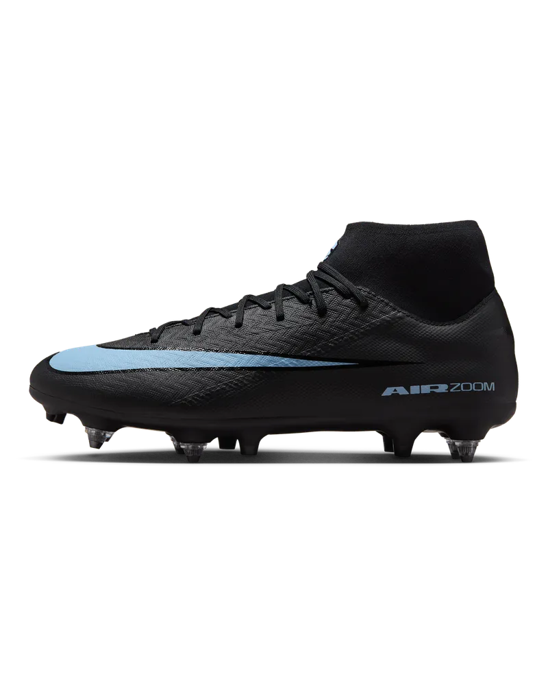 Nike Mercurial Superfly 10 Academy SG-Pro High-Top-Fußballschuh - Schwarz Schwarz