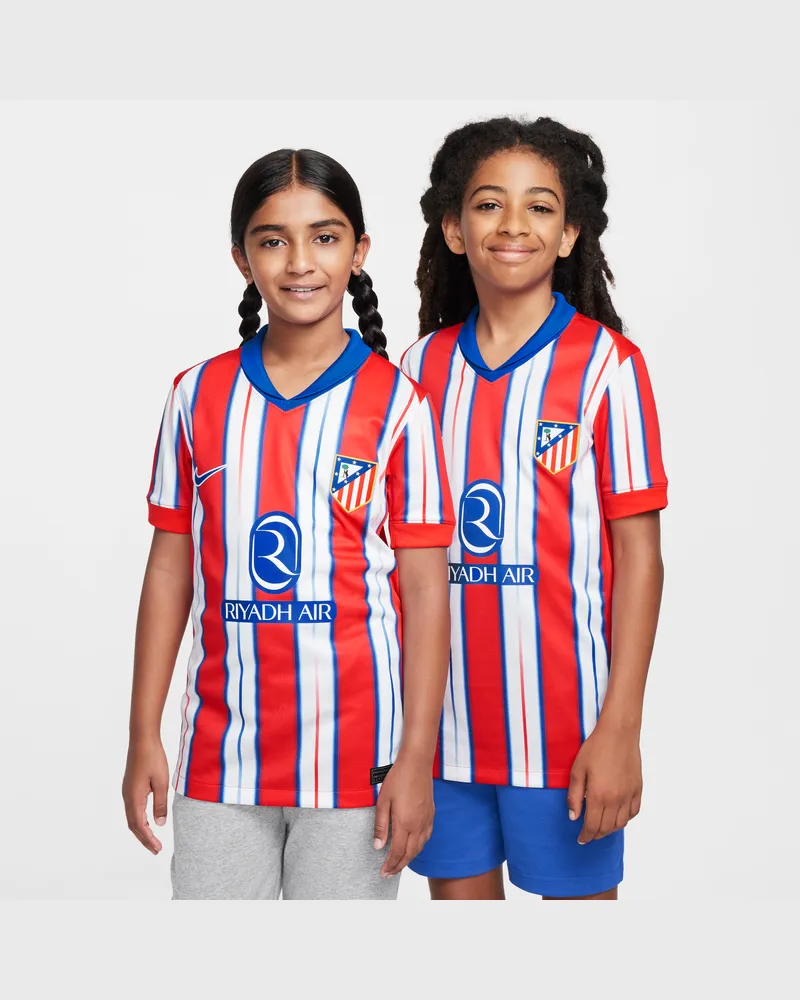 Nike Atlético Madrid 2024/25 Stadium Home  Replika Fußballtrikot mit Dri-FIT-Technologie (ältere Kinder) - Blau Blau