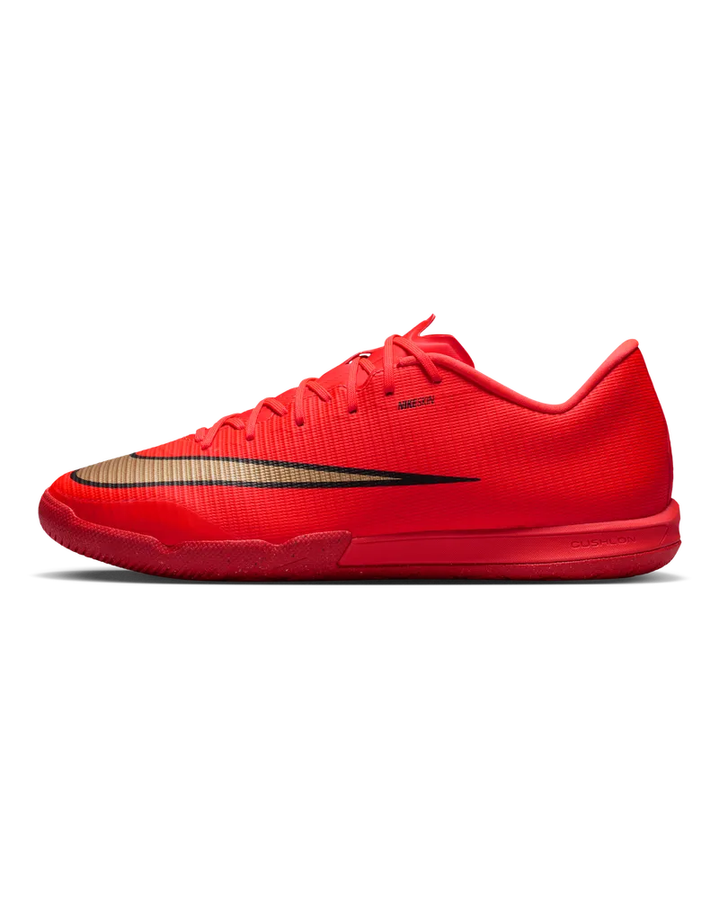 Nike Mercurial Vapor 17 Academy Low-Top-Fußballschuh für Hallen- und Hartplätze - Rot Rot
