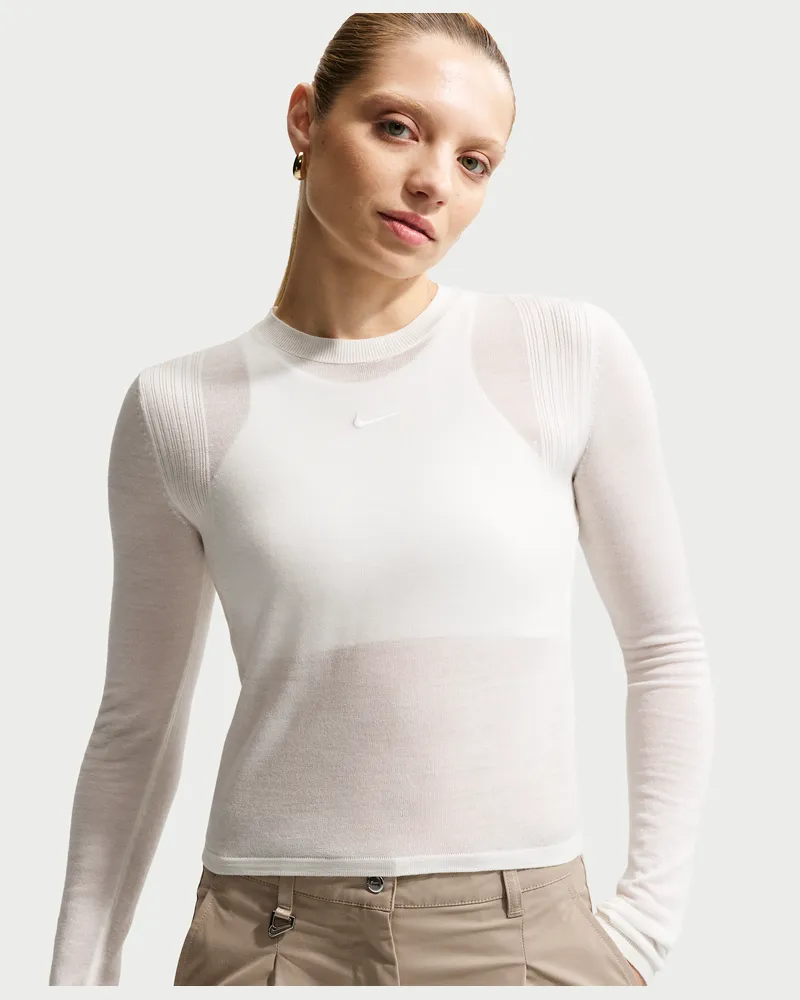 Nike Airreverent Longsleeve (Damen) - Weiß Weiß