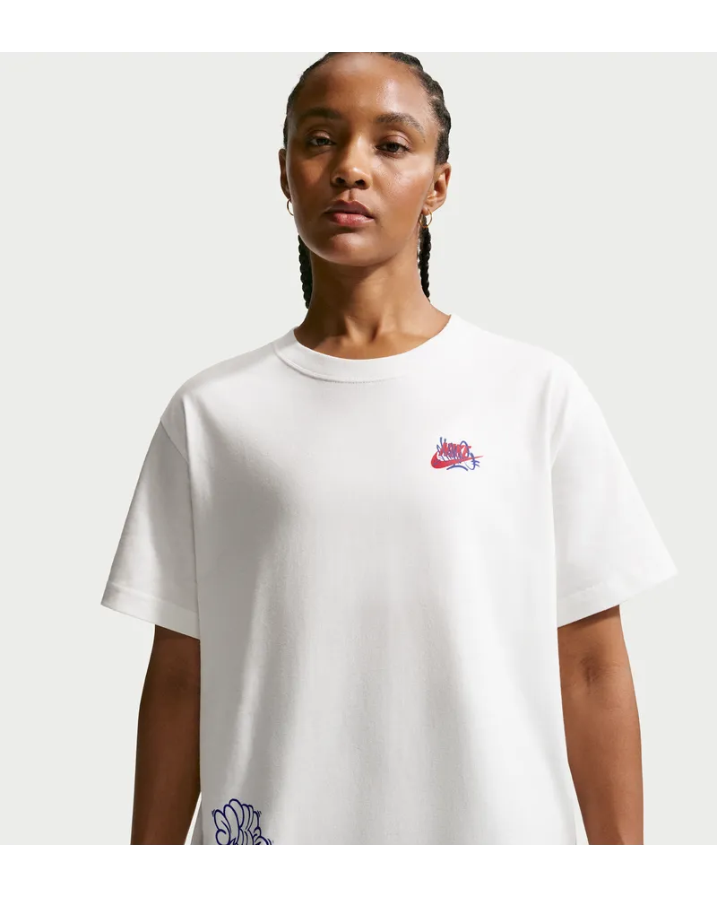 Nike Classic Oversize-T-Shirt (Damen) - Weiß Weiß