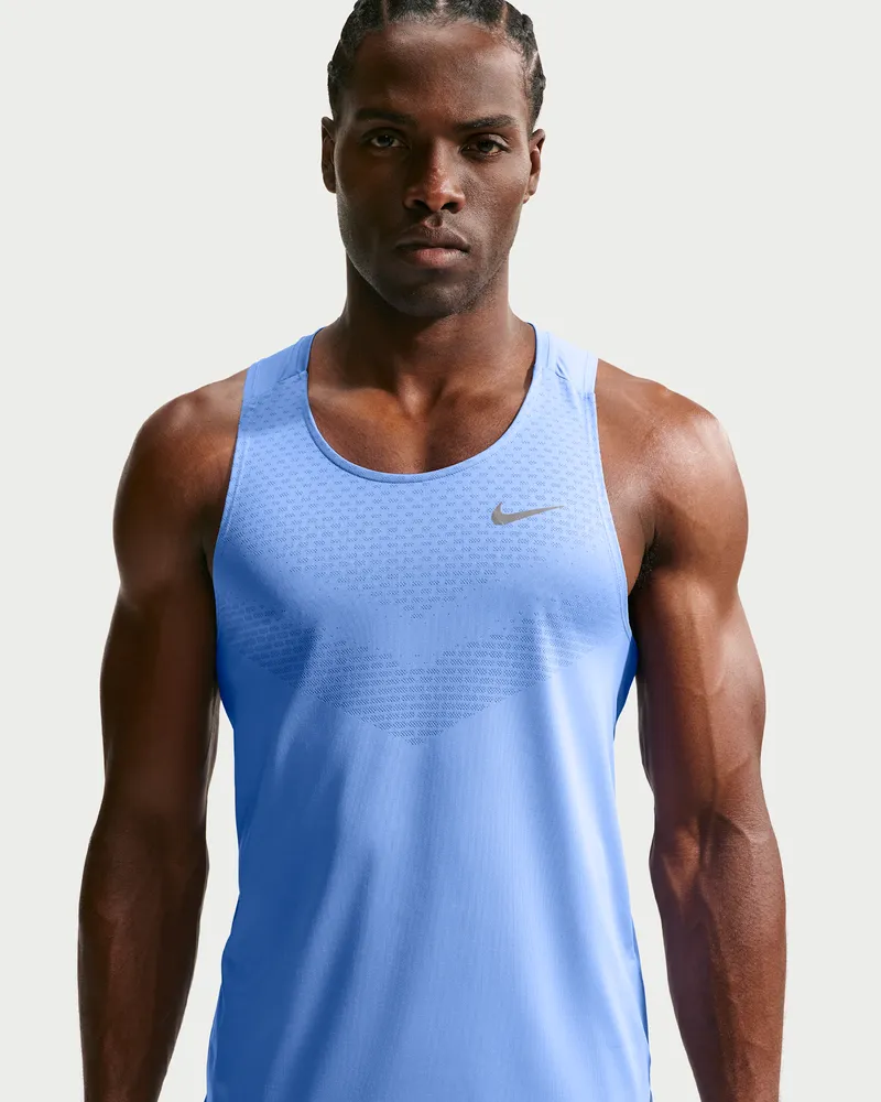 Nike Stride Dri-FIT ADV Lauf-Tanktop (Herren) - Blau Blau