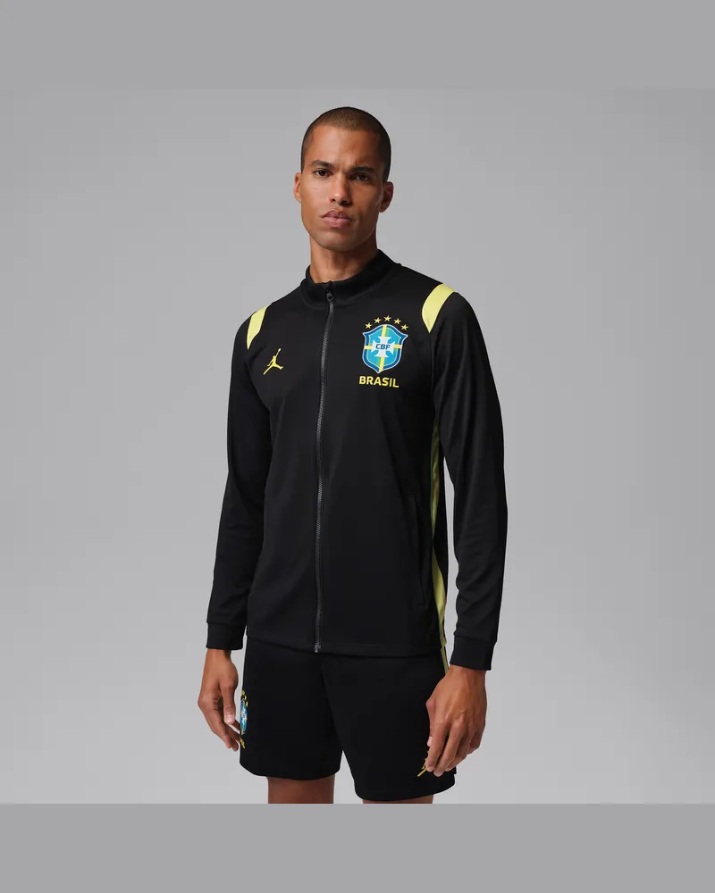 Jordan Brasilien Academy Pro  Dri-FIT Fußball-Track-Jacket (Herren) - Schwarz Schwarz