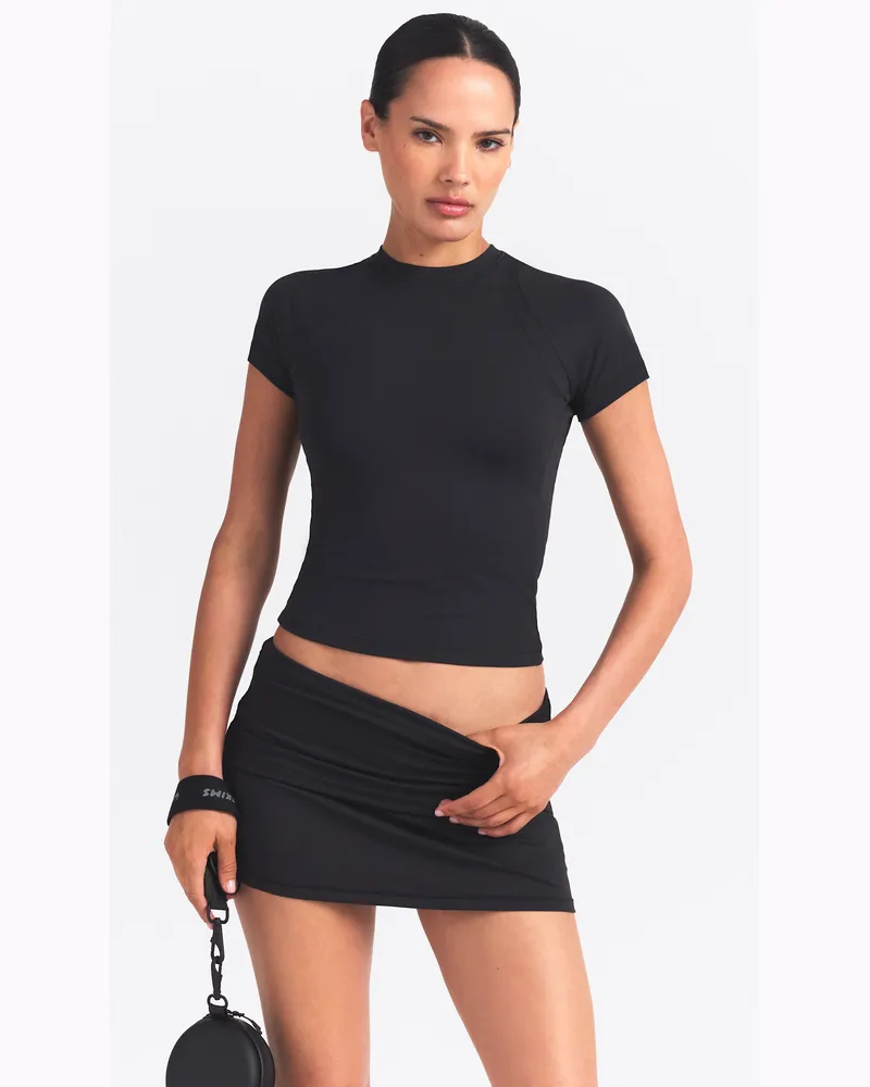 Nike SKIMS Airy Baby-T-Shirt für Damen - Schwarz Schwarz