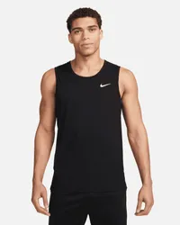 Nike Dri-FIT Hyverse ärmelloses Fitness-Tanktop (Herren) - Schwarz Schwarz