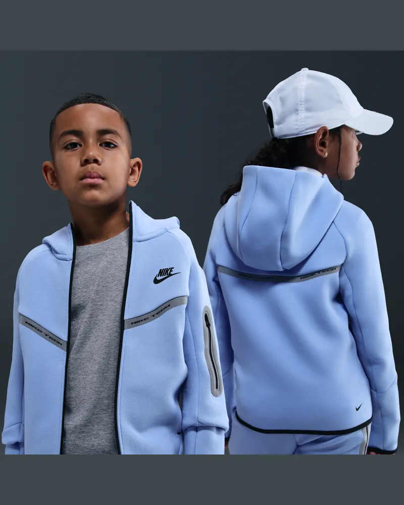 Nike Tech Fleece Kapuzenjacke für ältere Kinder (Jungen) - Blau Blau
