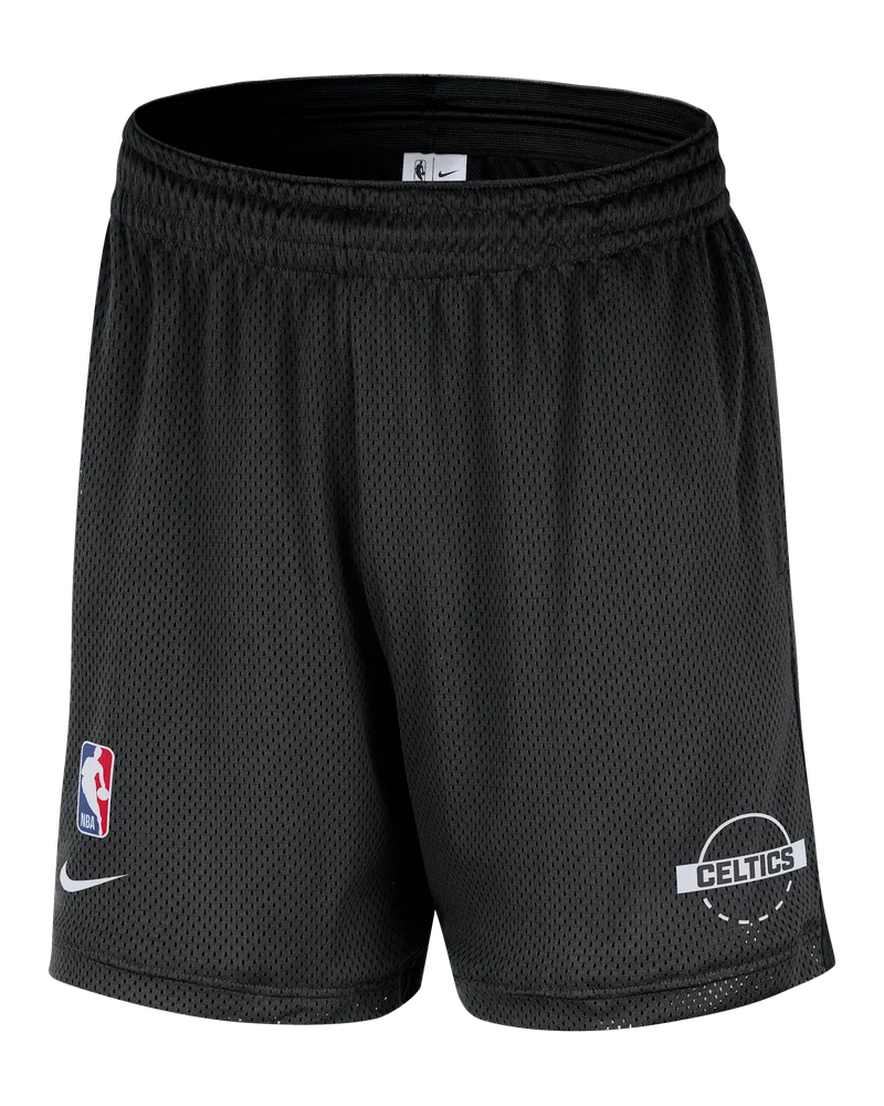 Nike Boston Celtics  NBA Mesh-Shorts (Herren) - Schwarz Schwarz
