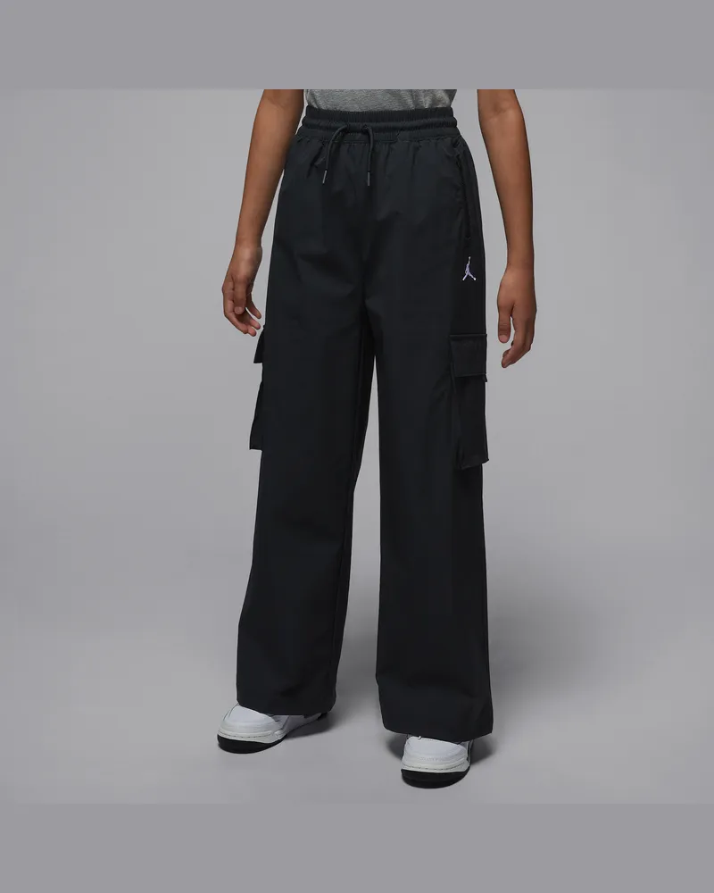 Jordan Post Up Open Cargo-Hose (ältere Kinder) - Schwarz Schwarz