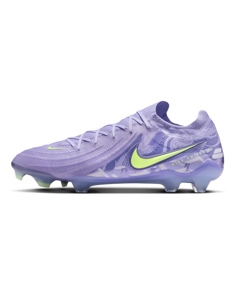 Nike United Phantom GX 2 Elite FG Low-Top-Fußballschuh - Lila Lila