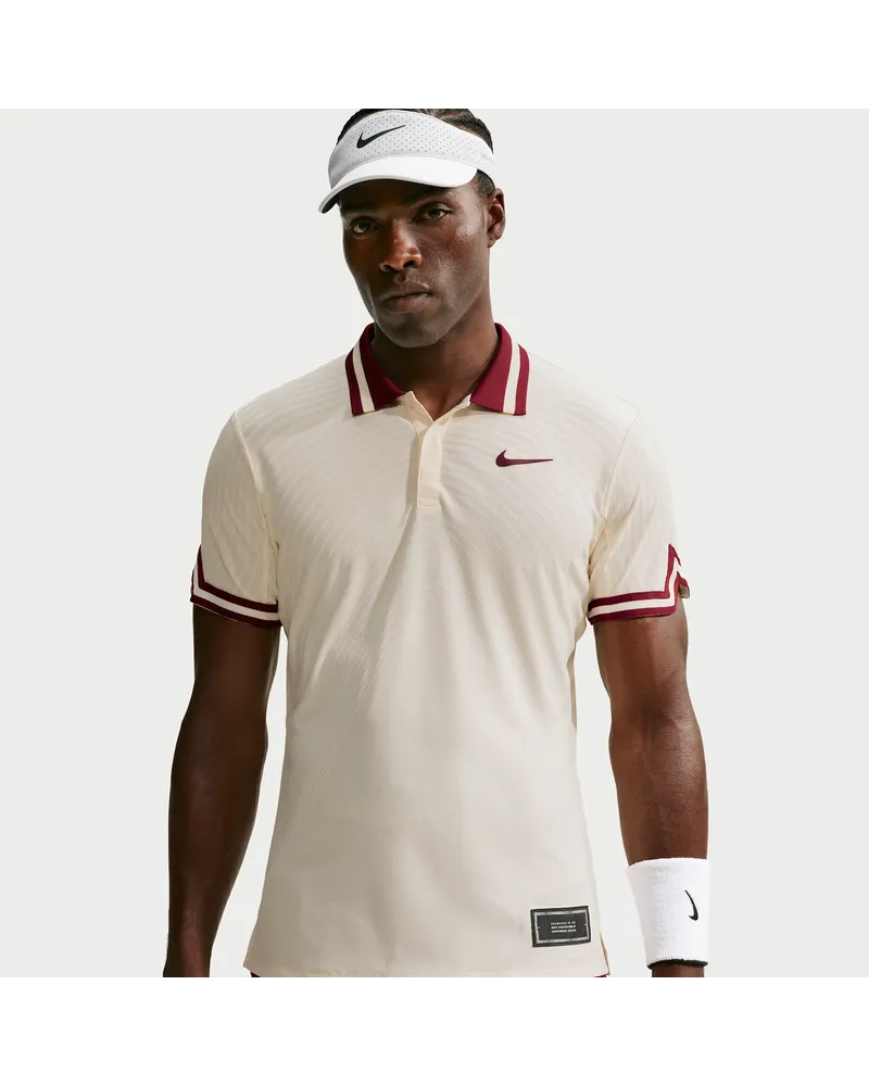 Nike Court Slam Aero-FIT Tennis-Poloshirt (Herren) - Braun Braun