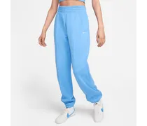 Sportswear weite Fleecehose für Damen - Blau
