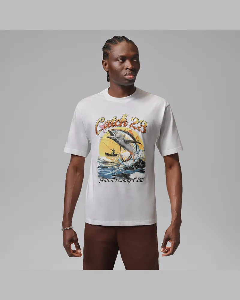 Jordan Men-T-Shirt mit Grafik - Weiß Weiß