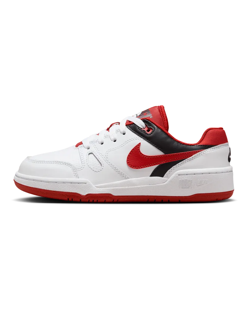 Nike Full Force Low Schuh (ältere Kinder) - Weiß Weiß