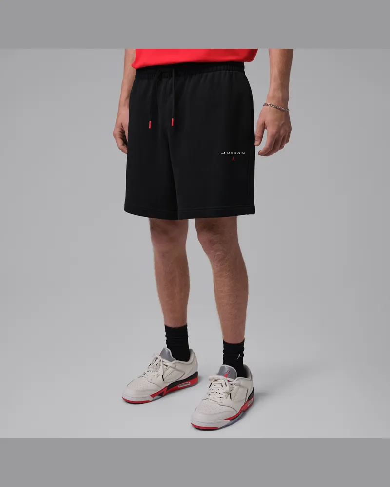 Jordan Flight Fleece Shorts (Herren) - Schwarz Schwarz