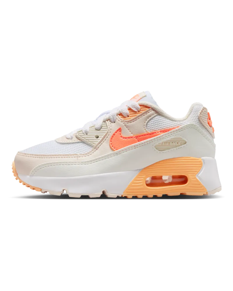 Nike Air Max 90 Schuh (jüngere Kinder) - Weiß Weiß