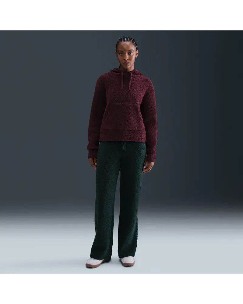 Nike Phoenix Cozy Bouclé Strickhose mit schmaler Passform (Damen) - Grün Grün