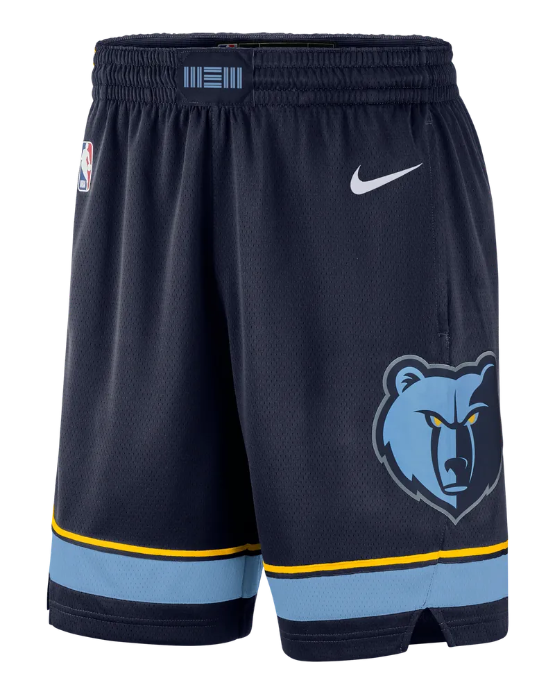 Nike Memphis Grizzlies Icon Edition  NBA Swingman Shorts für Herren - Blau Blau