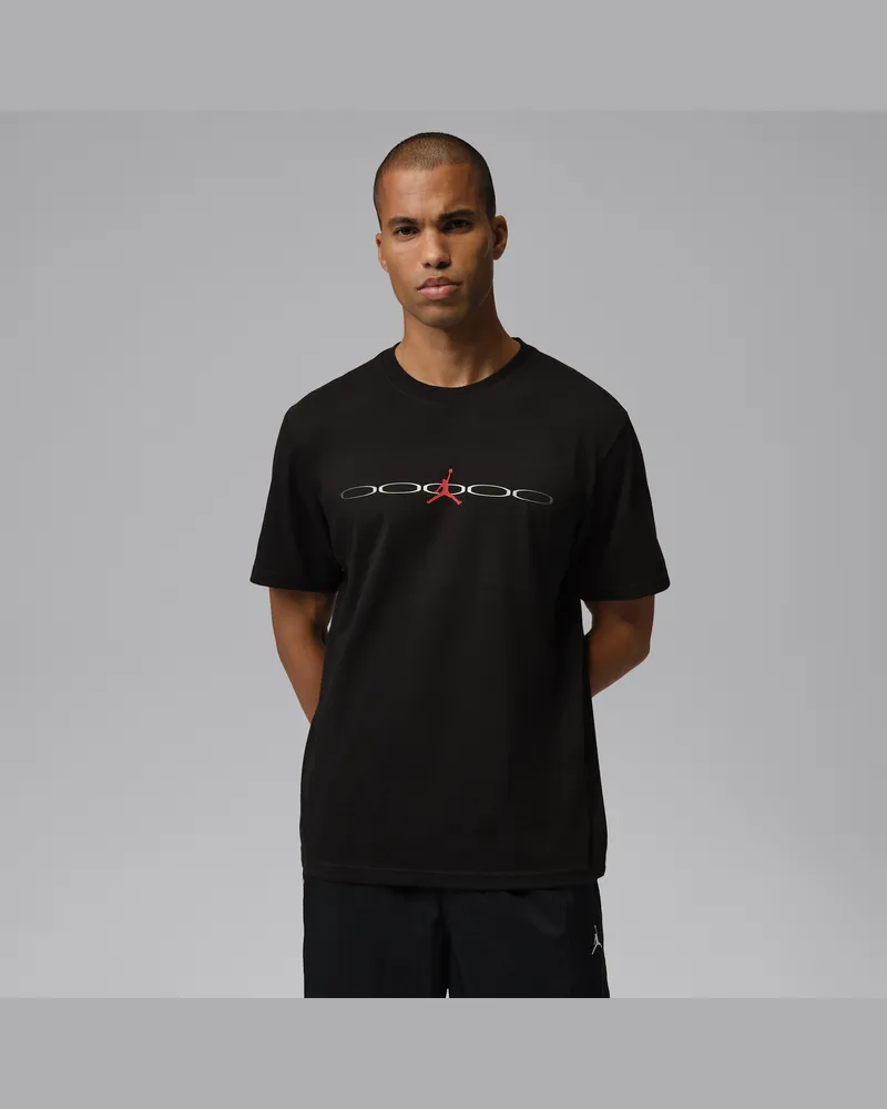 Jordan Sport T-Shirt mit Dri-FIT-Technologie (Herren) - Schwarz Schwarz