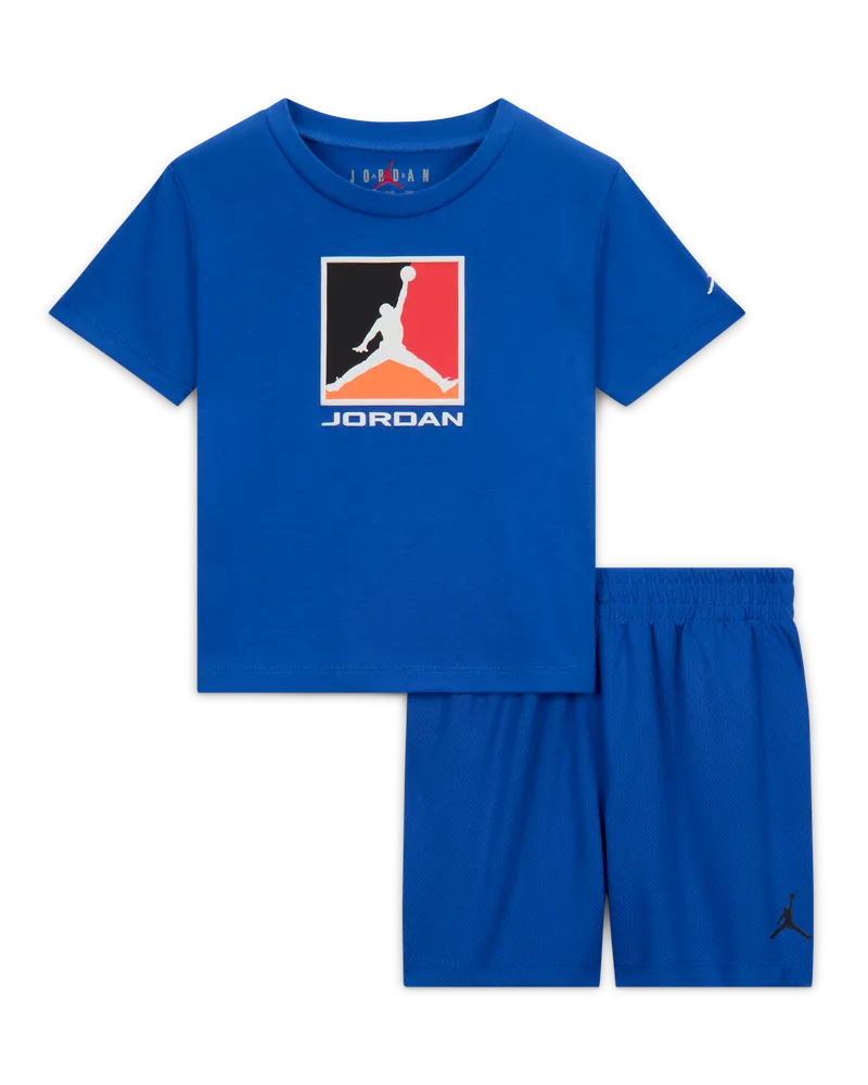 Jordan Baby Brooklyn Baseline Mesh Shorts-Set - Blau Blau