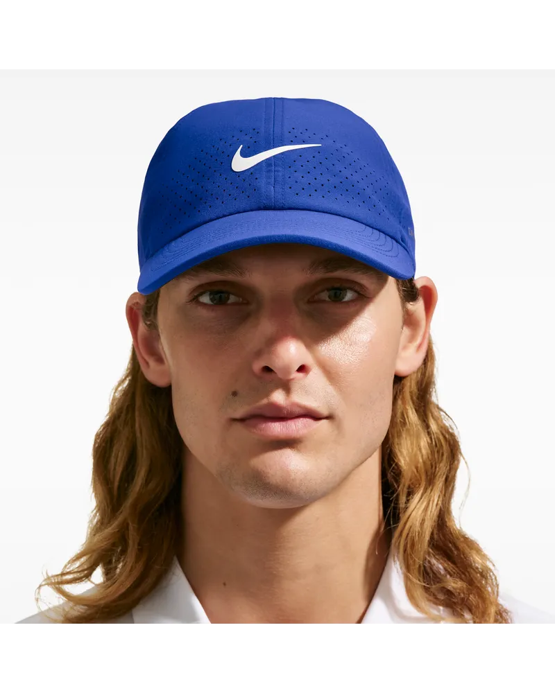 Nike Dri-FIT ADV Club unstrukturierte Tennis-Cap - Blau Blau