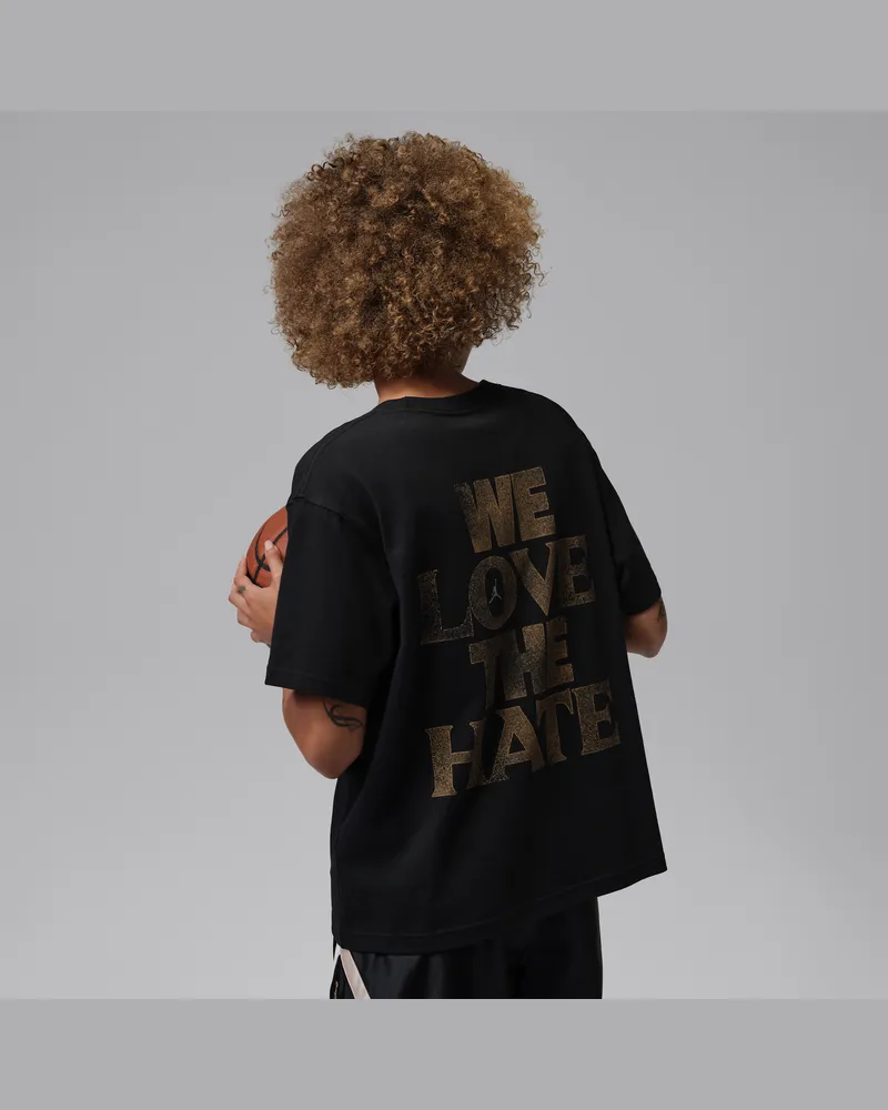 Jordan Sport Dri-FIT T-Shirt mit Grafik (Damen) - Schwarz Schwarz