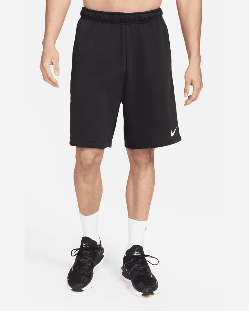 Nike Dry Dri-FIT-Fleece-Fitnessshorts für Herren - Schwarz