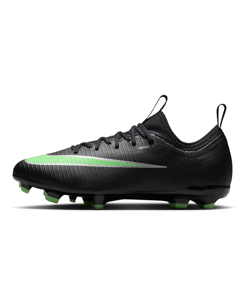 Nike Jr. Mercurial Vapor 17 Academy Low-Top-Fußballschuh für verschiedene Böden (ältere Kinder) - Schwarz Schwarz