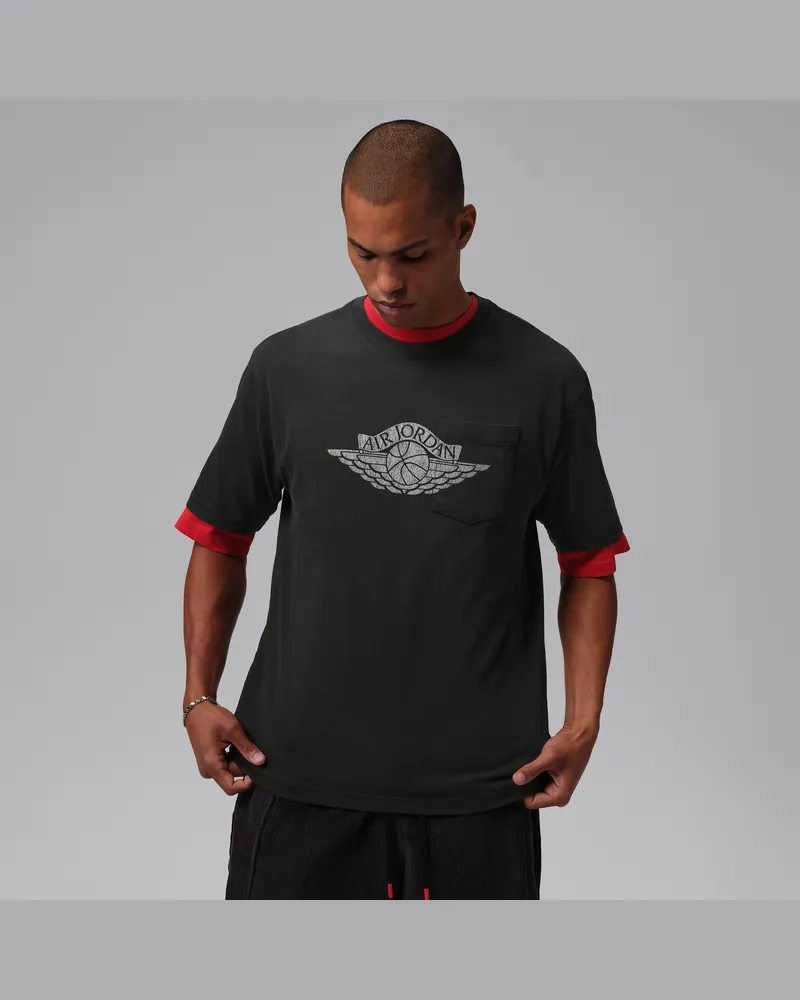 Jordan Flight Essentials T-Shirt mit Tasche (Herren) - Grün Grün