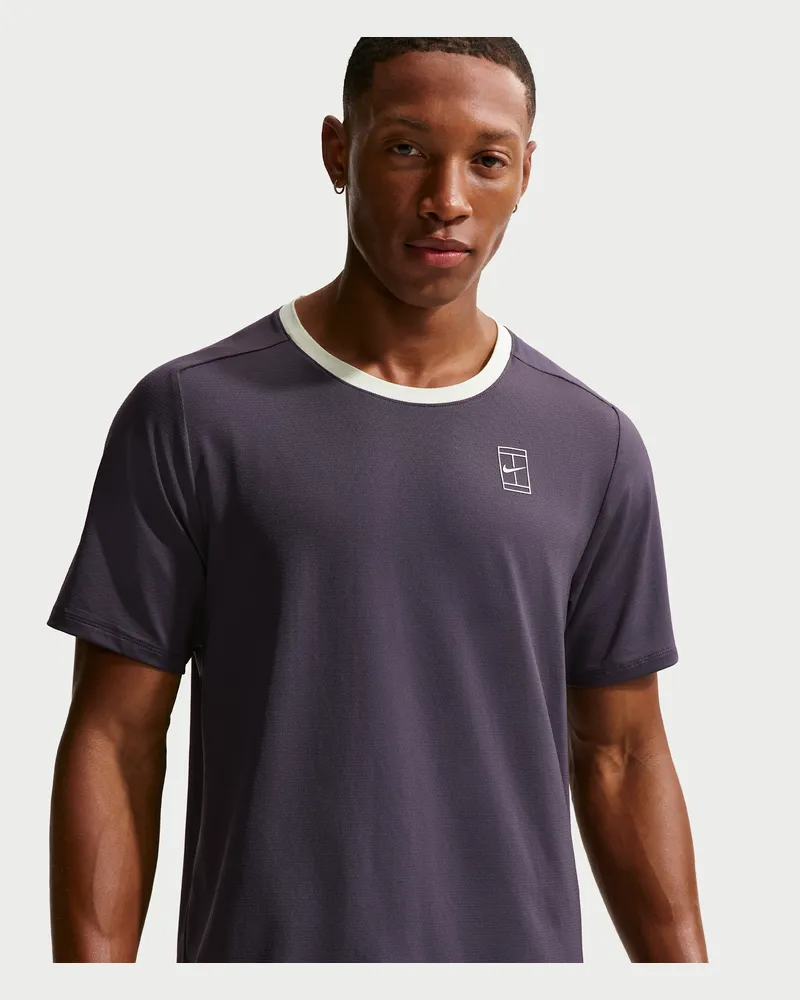 Nike Court Advantage Dri-FIT Tennisoberteil (Herren) - Lila Lila