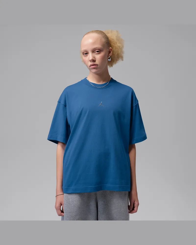 Jordan Essentials Girlfriend-T-Shirt (Damen) - Blau Blau