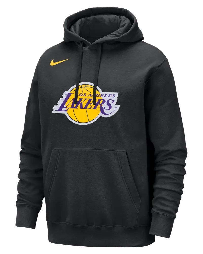 Nike Los Angeles Lakers Club  NBA-Hoodie für Herren - Schwarz Schwarz