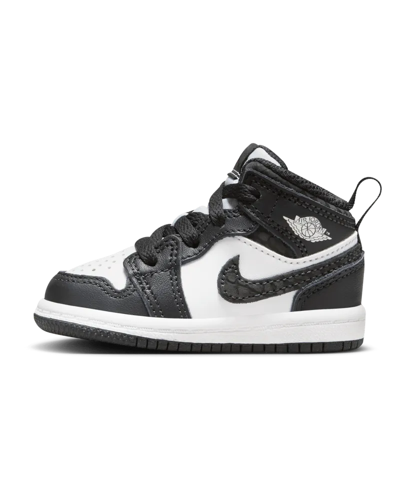 Jordan 1 Mid SE Schuh für Babys und Kleinkinder - Schwarz Schwarz