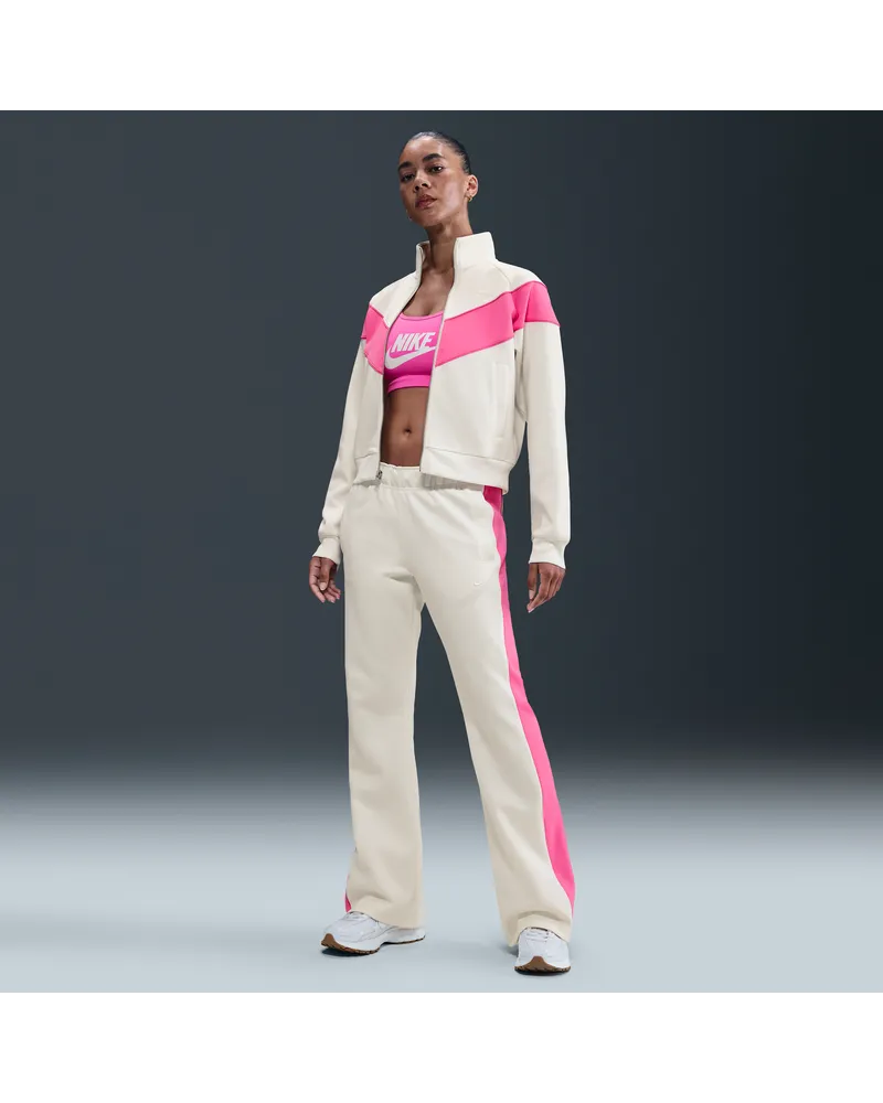 Nike Windrunner schmale Strickhose mit mittelhohem Bund (Damen) - Weiß Weiß