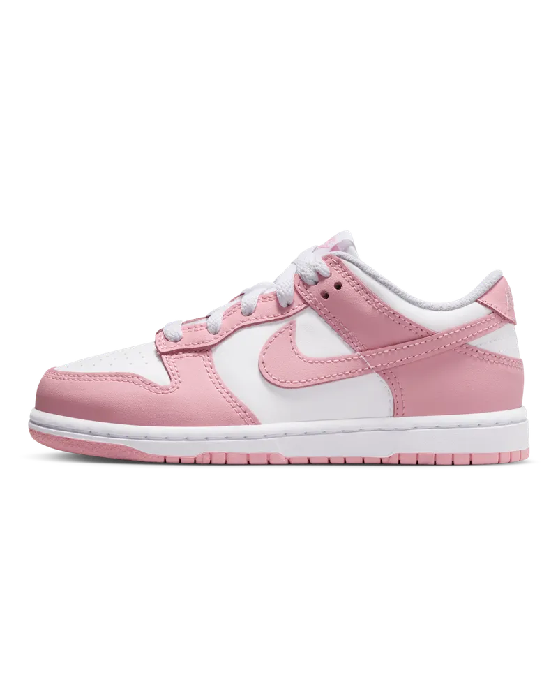 Nike Dunk Low Schuh für jüngere Kinder - Weiß Weiß