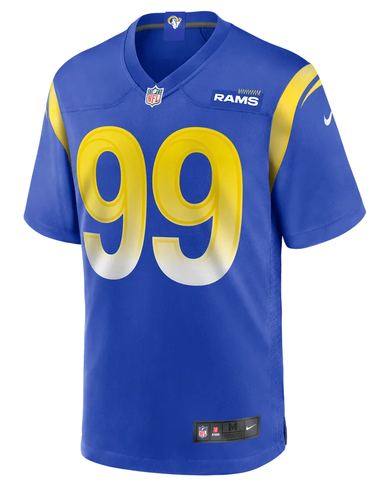 Nike Aaron Donald Los Angeles Rams  NFL Game American Football-Trikot (Herren) - Blau Blau