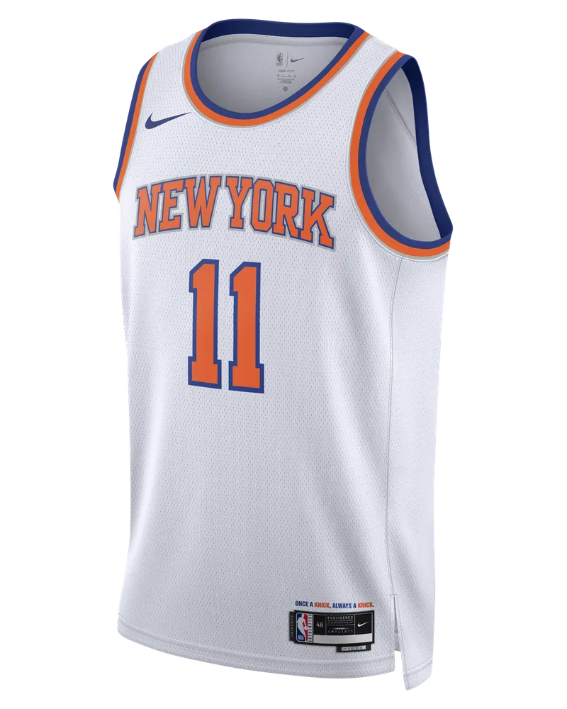 Nike New York Knicks Association Edition  Dri-FIT NBA Swingman Trikot für Herren - Weiß Weiß