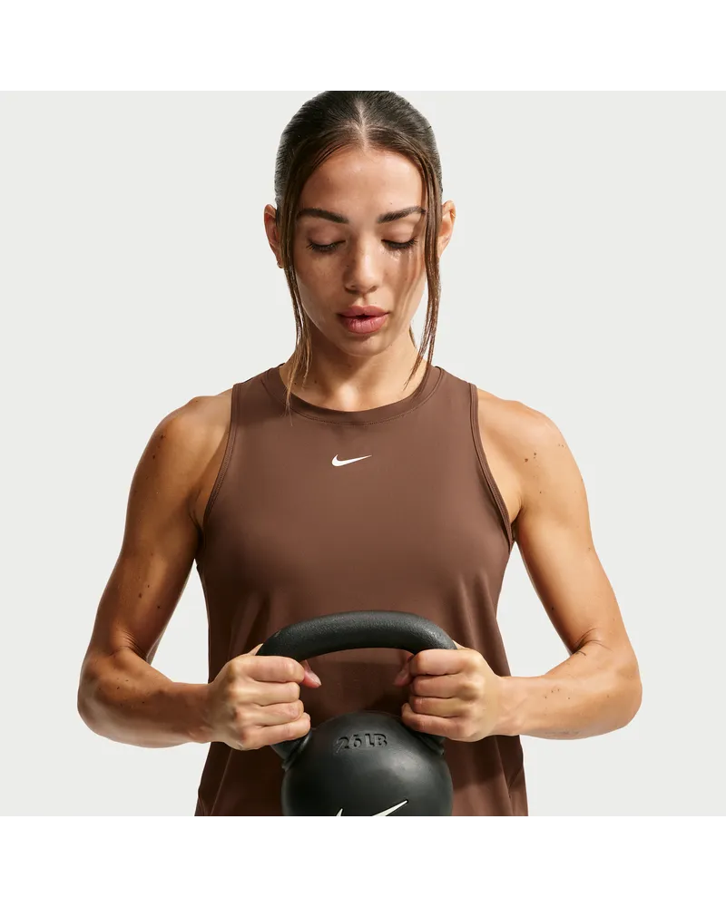 Nike One Classic Dri-FIT Tanktop für Damen - Braun Braun