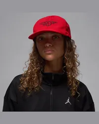 Nike Jordan Pro unstrukturierte Cap mit flachem Schirm - Rot Rot