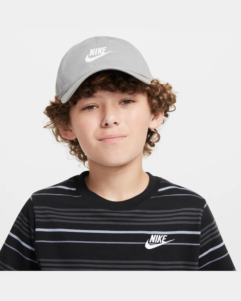 Nike Club unstrukturierte Futura Wash-Cap für Kinder - Grau Grau